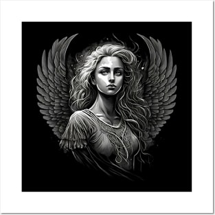 Tattoo Angel Posters and Art